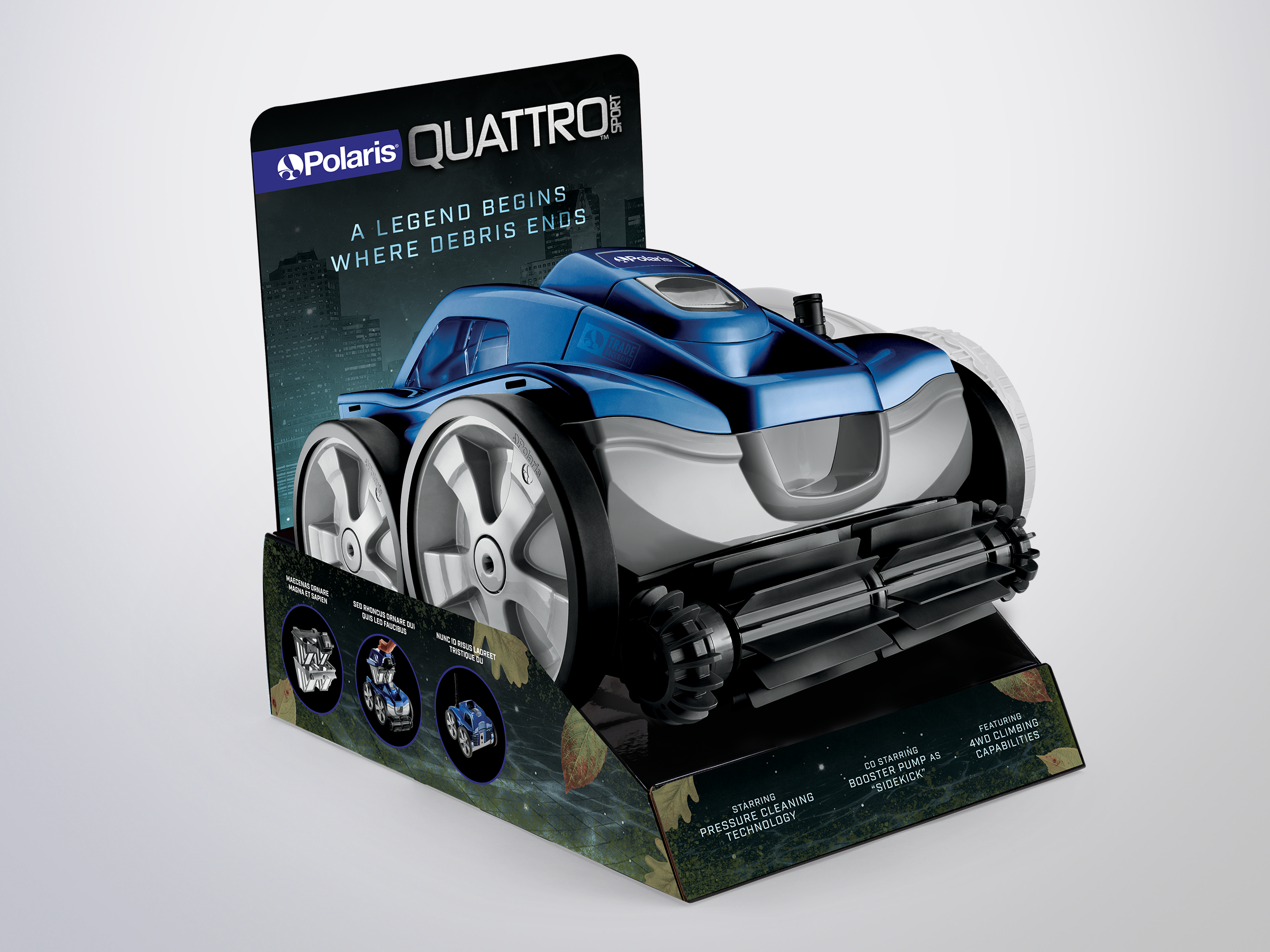 Polaris Quattro Sport Product Packaging